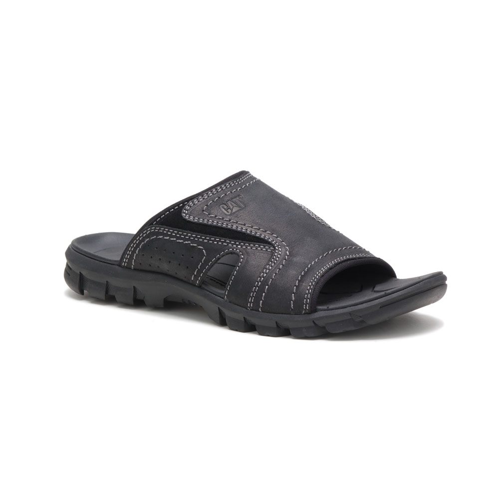 Men's Caterpillar Indigo Pak Sandals Black Ireland NLRG25648